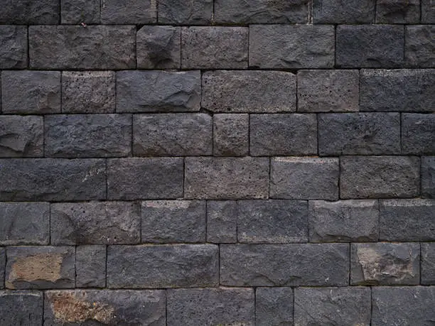 Photo of Stone wall texture background