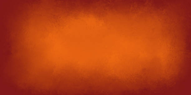 ilustrações de stock, clip art, desenhos animados e ícones de abstract autumn red orange background with soft transitions. smoky orange autumn rust-colored background - brown paper