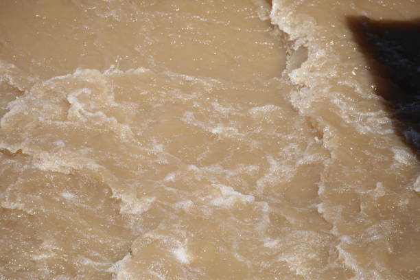 istock River flooding after heavy rain at Thailand 1343808732