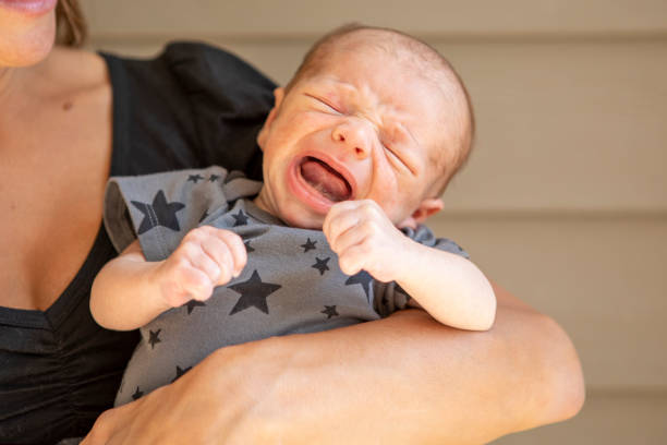 istock Upset Baby Boy 1343808758
