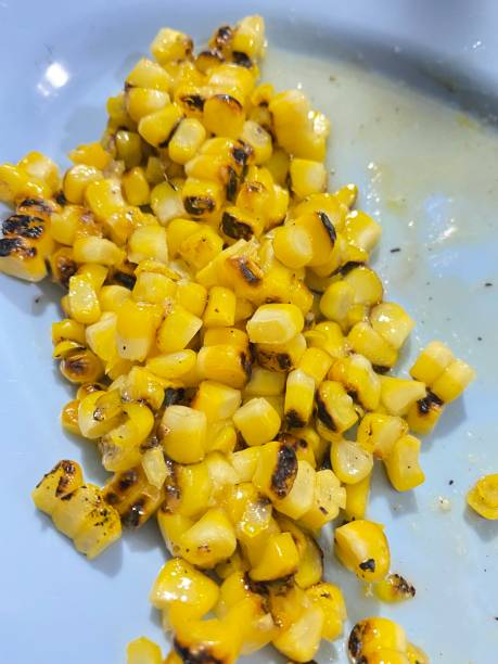 istock a plate of sliced grilled corn 1343810348