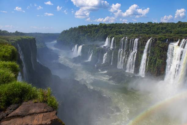 istock Iguazu Falls between Brazil and Argentina 1343811031