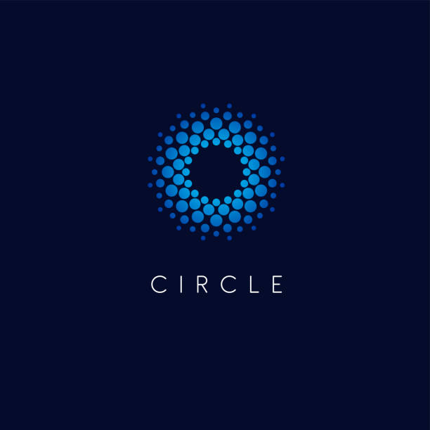 stockillustraties, clipart, cartoons en iconen met vector design template. circle abstract icon. - logo