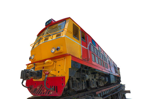 train on a white background,Suburban electric train on a white background