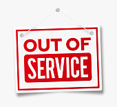 Out of Service Sign