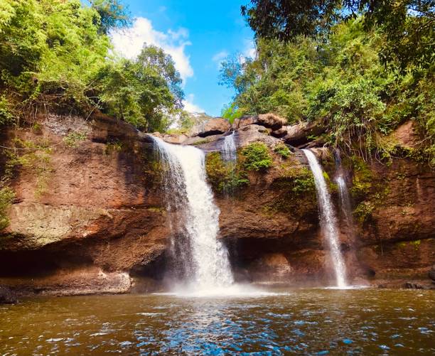 istock Haew Su Wat Waterfall on Khao Yao National Park, Thailand 1343836185