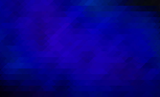 istock abstract retro pattern of triangle geometric shapes. colorful blue, black gradient mosaic backdrop. geometric hipster triangular background for template, banner, adsvertising. 1343836730