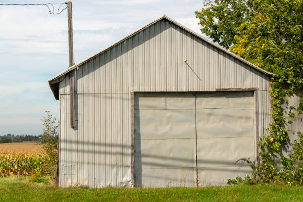 istock Old barn in agriculture region 1343844171