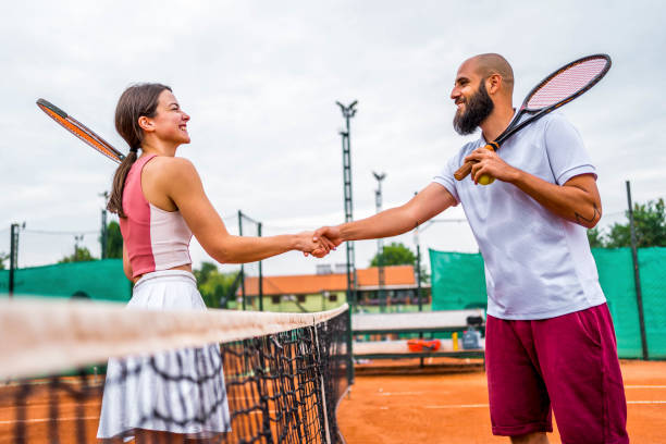 istock Greeting after tennis match 1343851805