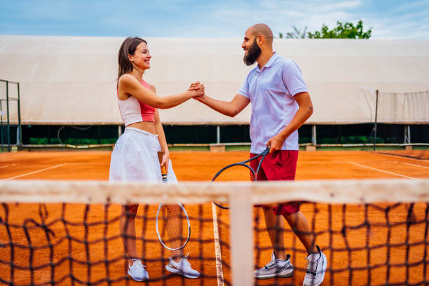 istock Greeting after tennis match 1343852698