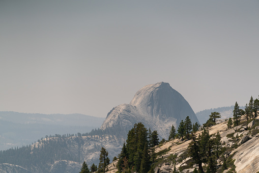 Olmsted point in Yosemite national park