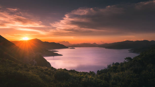 istock Sunset at Sai Kung Country Park 1343854594