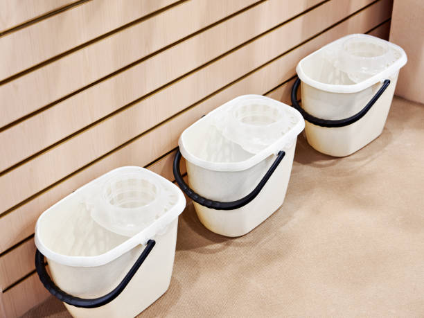 istock Plastic bucket for cleaning floors 1343855756