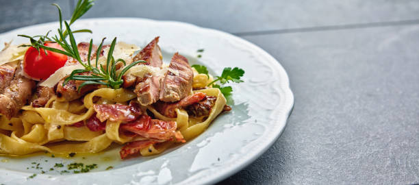 istock nicely decorated food on a plate 1343857224