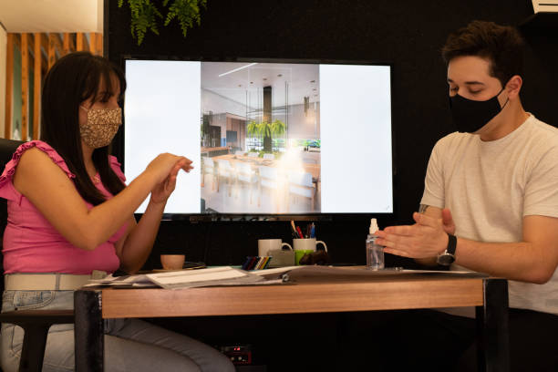 istock Modern architects making meeting in the office. 1343860678