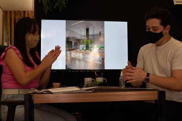 istock Modern architects making meeting in the office. 1343860714