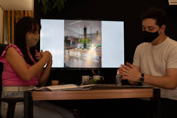 istock Modern architects making meeting in the office. 1343860715