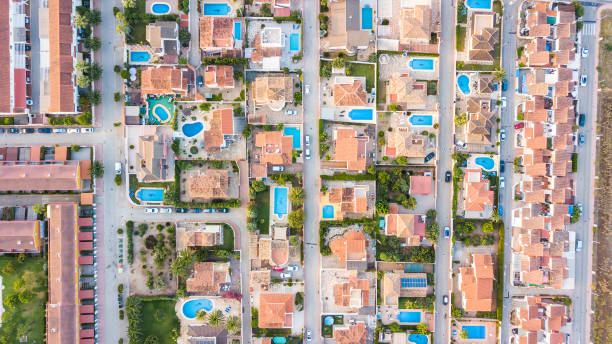 istock terraced houses  in row at denia, Spain 1343861838