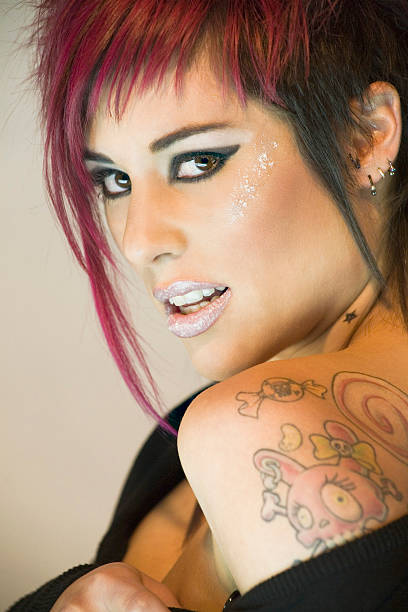 istock Girl whit tattoos 134386216