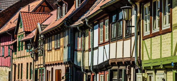 istock Old house facades in Quedlinburg 1343865263