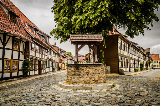 Fountains in the old town of Wernigerode