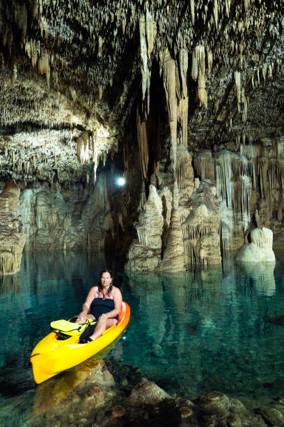 istock Kayaking in a cenote, Mexico 1343866398