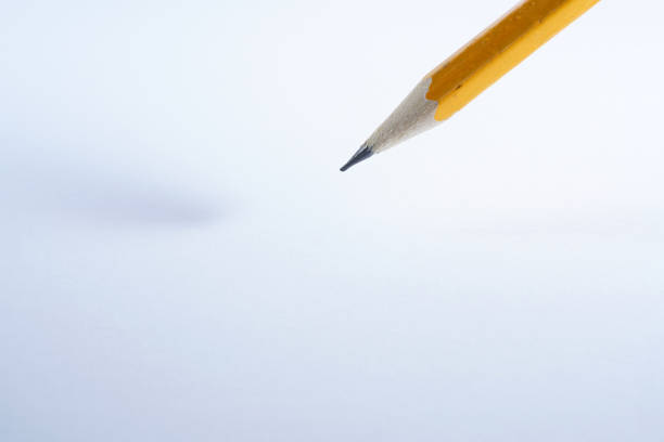 istock pencils with plain paper as a background with copy space, structure and colorful crayons 1343872458