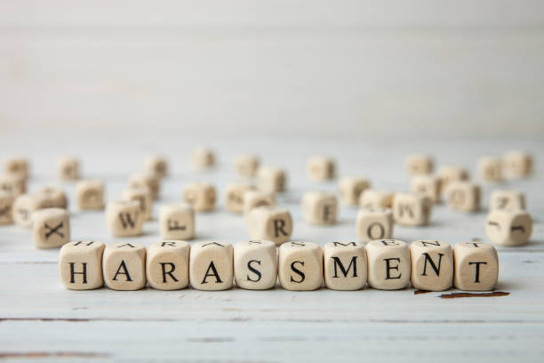 istock Word HARASSMENT written on wooden cubes. Sexual absuse and violence concept 1343877351