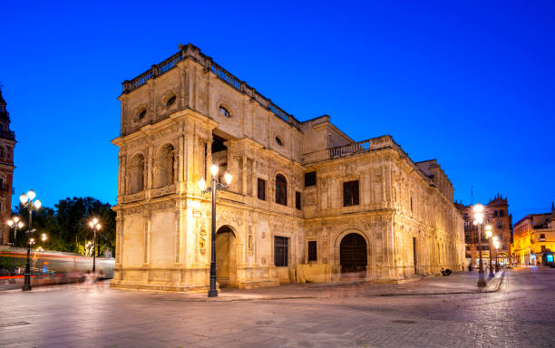 istock City Hall in Seville, Spain 1343885122