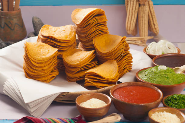 istock Tostadas, Guatemalan food. 1343885245