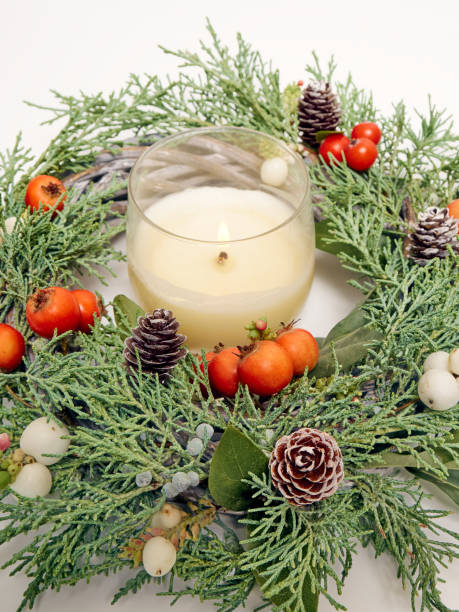 istock Traditional green christmas decoration. 1343885310
