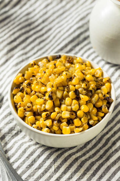 istock Organic Yellow Roasted Sweetcorn 1343887936