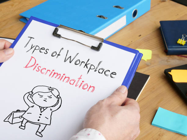 istock Types of Workplace Discrimination is shown on the business photo using the text 1343888822