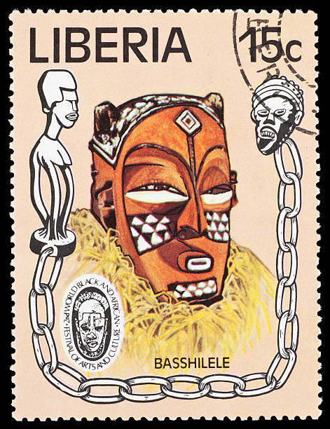 istock Vintage liberian postage stamp 134389354
