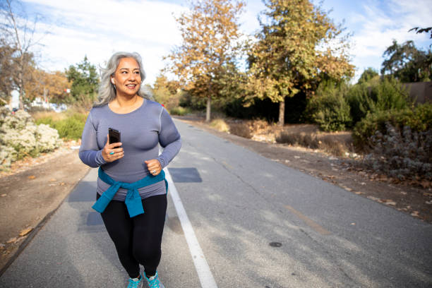 istock Mexican Woman Jogging 1343896743