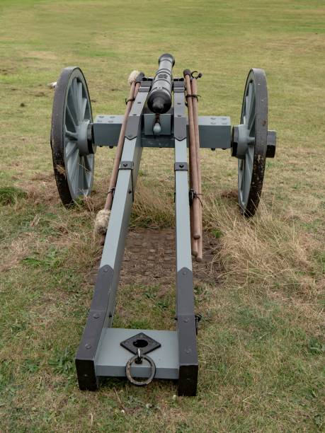 istock 18th Century Jacobite Re-Enactment Cannon At Public Event. 1343900042