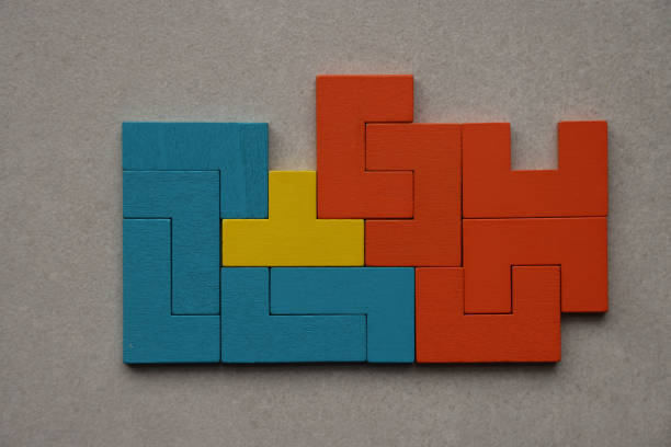 Wooden Geometric Shapes, Toy Blocks