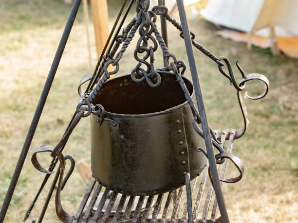 istock 18th Century Jacobian Campfires. 1343905321