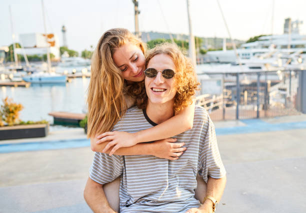 istock Young couple in love hugging 1343906352