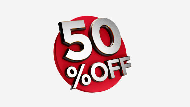 50 Percent off 3d Sign on White Special Offer 50% Discount Tag flash, Sale Up to Fifty Percent Off, big offer, Sale, Offer Label, Sticker, Banner, Advertising, offer Icon flasher 3d illustration 50 por ciento de descuento en 3d sign on white oferta especial 50% de descuento tag flash, venta hasta cincuenta por ciento de descuento, gran oferta, venta, etiqueta de oferta, pegatina, banner, publicidad, oferta icon flasher ilustración 3d
