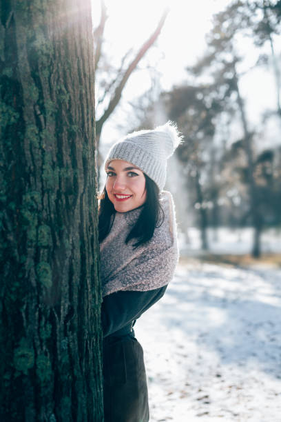 istock Beautiful Woman Having Fun On Winter 1343917016