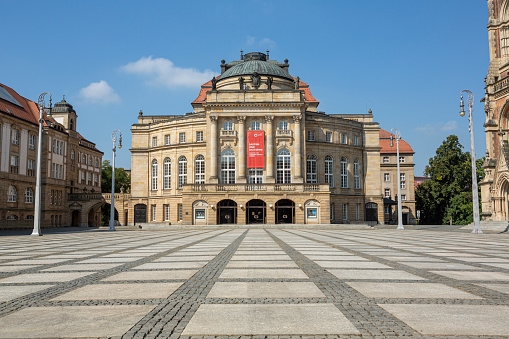 On September 6th 2021, the Opera House in Chemnitz located in Theater Square