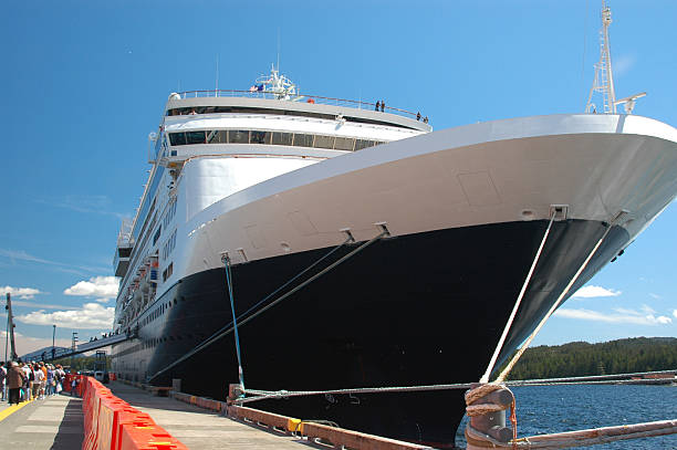 Cruise ship stock photo