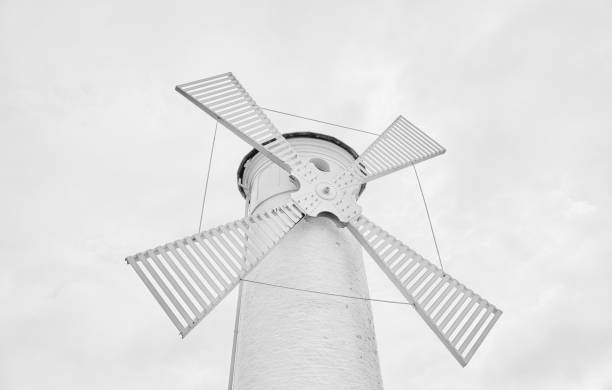 Wooden windmill - Island of Öland in the Baltic Sea, Södra Ölands Odlingslandskap, Agricultural Landscape of Southern Öland - UNESCO World Heritage Site, Sweden