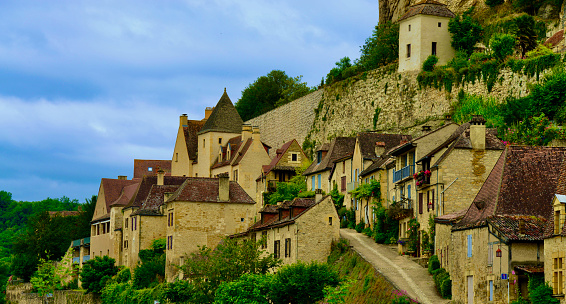 Overview of Mont Saint-Michel in France