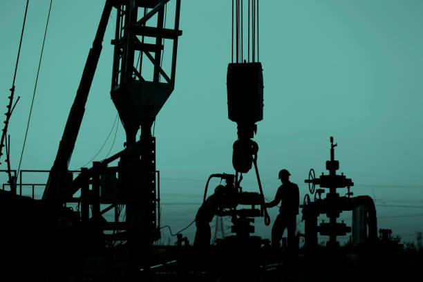 istock the oil workers are working 1343958508