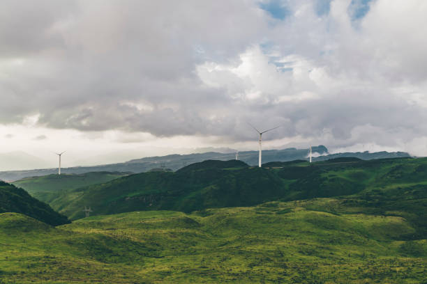 istock Wind power is on the top of the mountain 1343960717