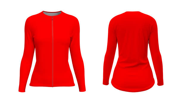 istock Blank cycling jersey mockup in front and back 1343971650