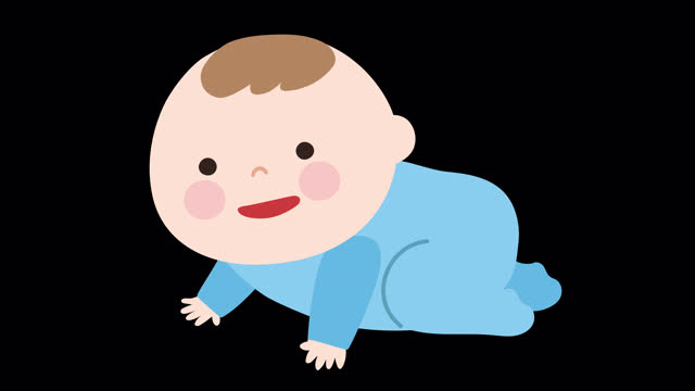 Baby Crawling Isolated Stock Videos and Royalty-Free Footage - iStock