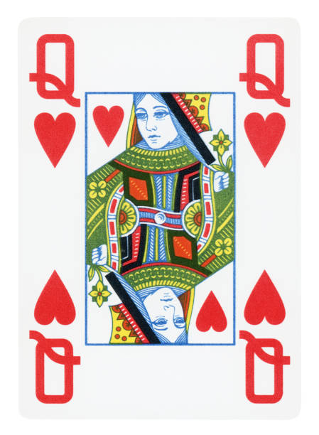 istock Queen Of Hearts playing card - Isolated 1343977960